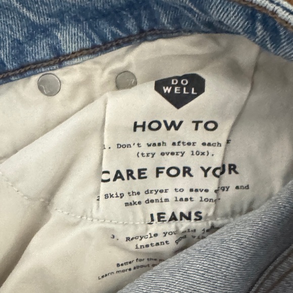 Madewell Light Blue Straight Leg Jeans - Picture 6 of 7